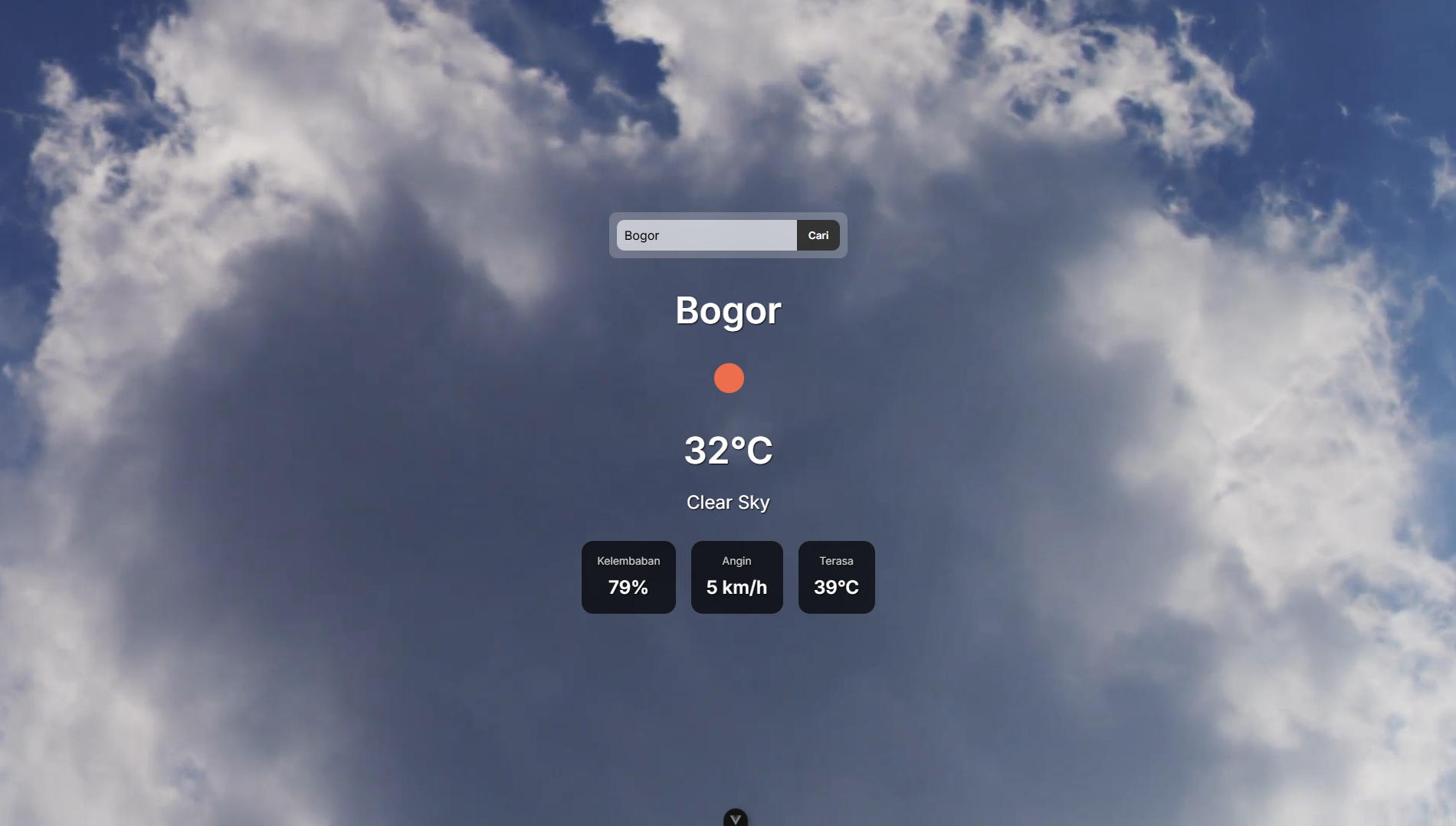 App weather station